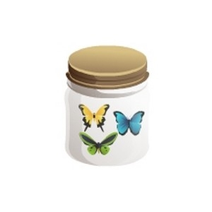 Animated Jar of Butteflies